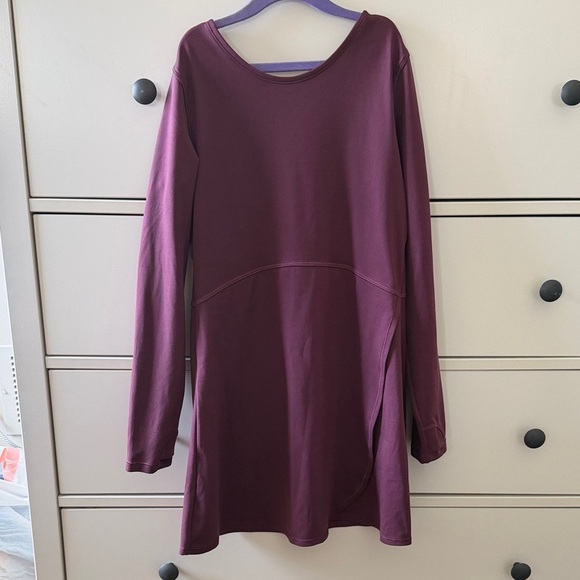Athleta Other - Athleta Burgundy Long Sleeve Chit Chat Dress